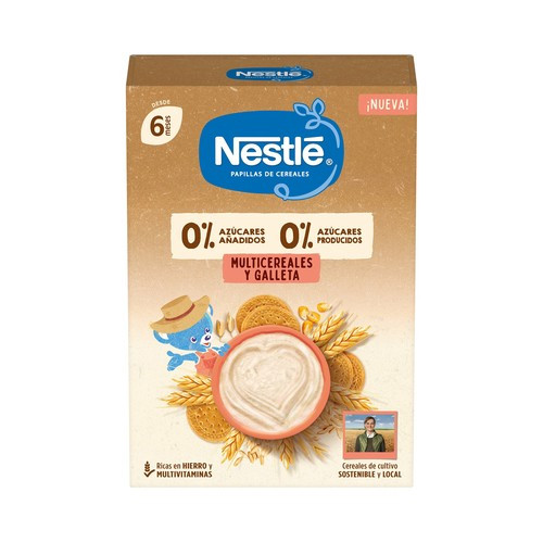 Papilla 0%0% Multicereales con gallega , Eco pack 270g. Nestle