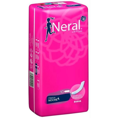 Compresas Clásicas Noche Neral 10 uds | Máxima Protección Nocturna