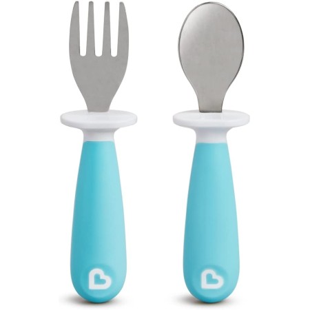 Pack cuchara y tenedor de acero Raise . Munchkin