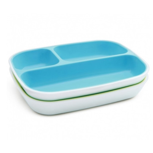 Pack platos con compartimentos antideslizantes Splash 2ud. Munchkin