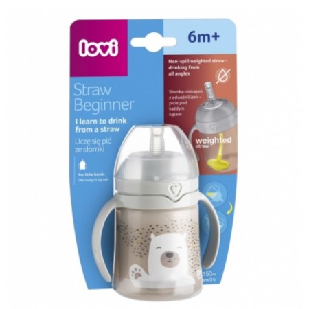 Taza con pajita Straw Beginer Buddy Bear150ml....