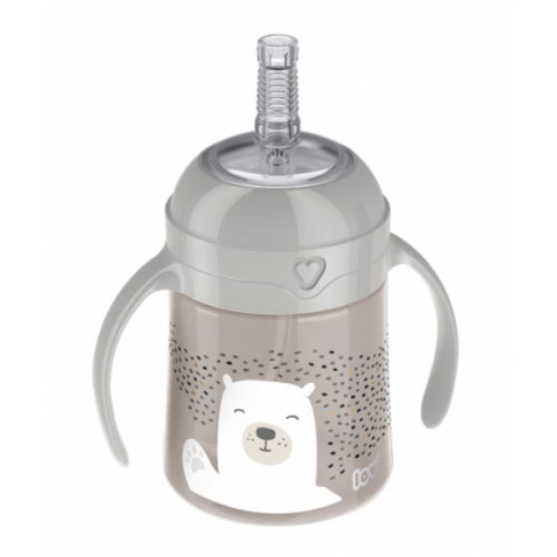 Taza con pajita Straw Beginer Buddy Bear150ml. Lovi