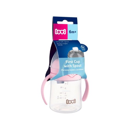 Primera Taza con boquilla y asas 150ml. Lovi