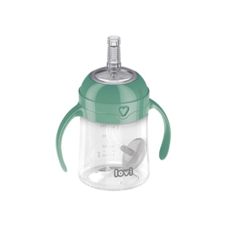 Primera taza con pajita lastrada y asas 150ml....