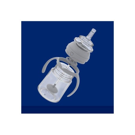 Primera taza con pajita lastrada y asas 150ml....