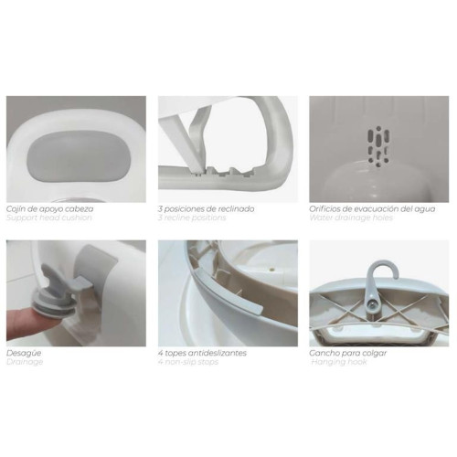 Hamaca de baño antideslizante. Olmitos