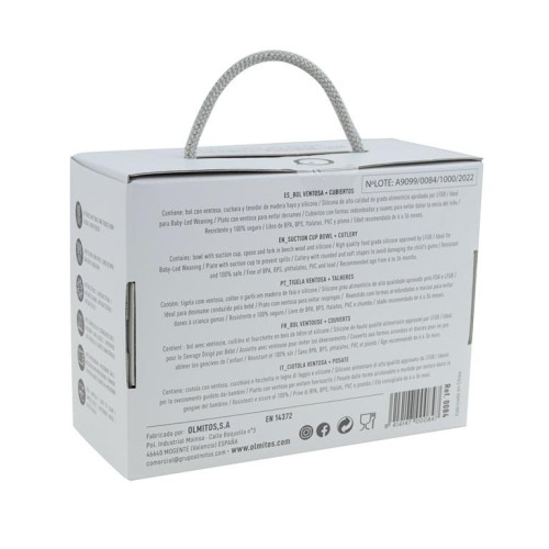 Vajilla de silicona 3 piezas. Olmitos