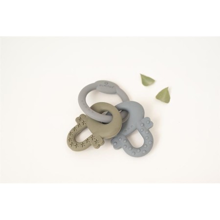 Mordedor sensorial llaves silicona. Olmitos