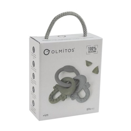 Mordedor sensorial llaves silicona. Olmitos