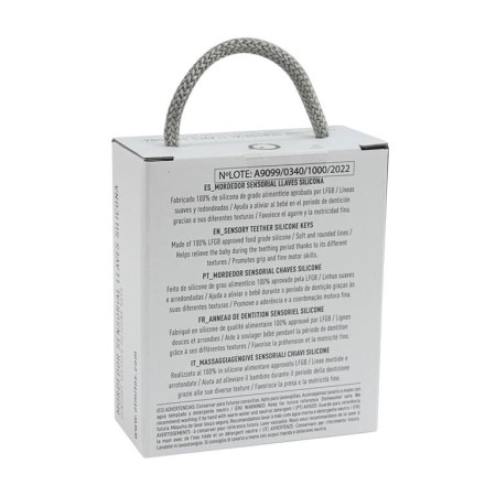 Mordedor sensorial llaves silicona. Olmitos