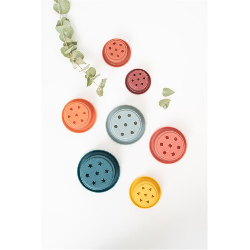 Cubos apilables silicona. Olmitos