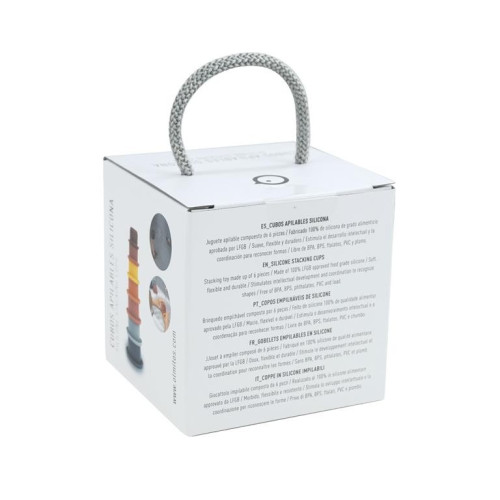 Cubos apilables silicona. Olmitos