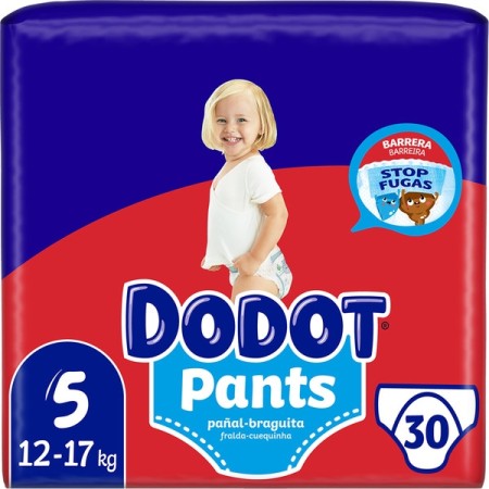 Dodot - Pañales Pants T5 (12-17kg) 31 Unidades, Pañal Noche