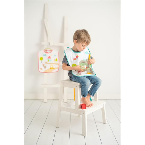 Babero extragrande. Olmitos