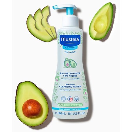 Agua Limpiadora sin aclarado 300 ml.  Mustela