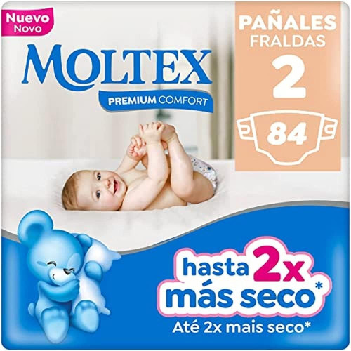 Pañales Moltex Premium Comfort Talla 2