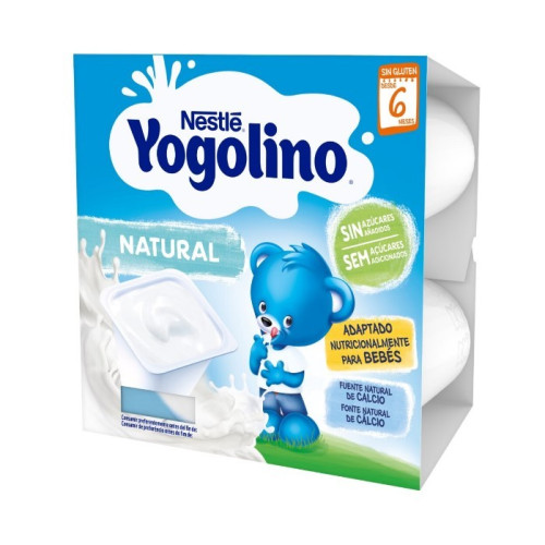 Yogolino Natural sin azúcares 4x100gr. Nestle