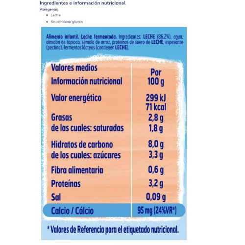 Yogolino Natural sin azúcares 4x100gr. Nestle