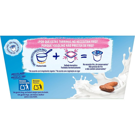 Yogolino con Coco y Plátano 4x90gr. Nestle