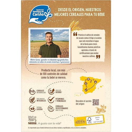 Papilla 8 cereales con frutas 500gr. Nestle