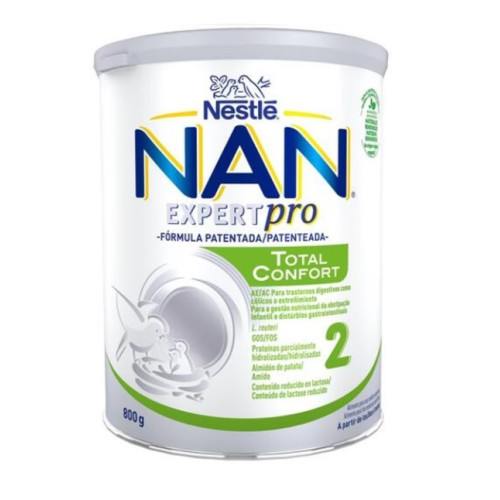 Leche NAN Confort 2 Total 800 g.  Nestle