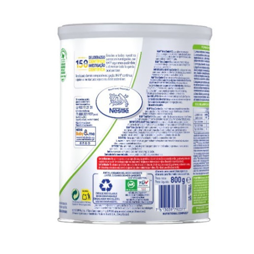 Leche NAN Confort 2 Total 800 g.  Nestle