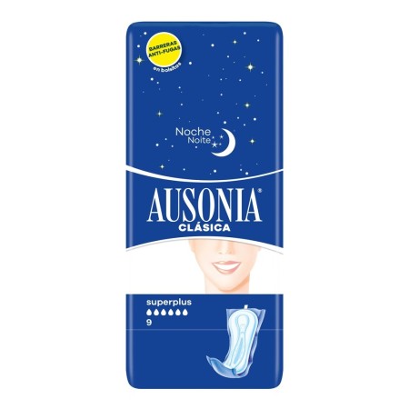 Compresa Ausonia Clásica Noche Super Plus ( 9 Uds)
