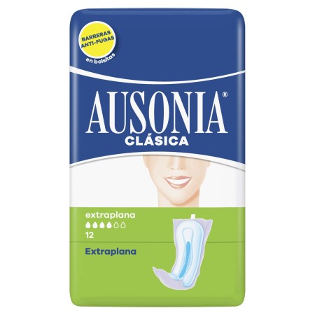 Compresas Ausonia Clasica extraplana 12 uds