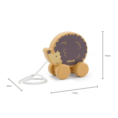 Juguete de madera de arrastre. PolarB