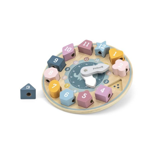 Juguete de madera reloj de formas. PolarB