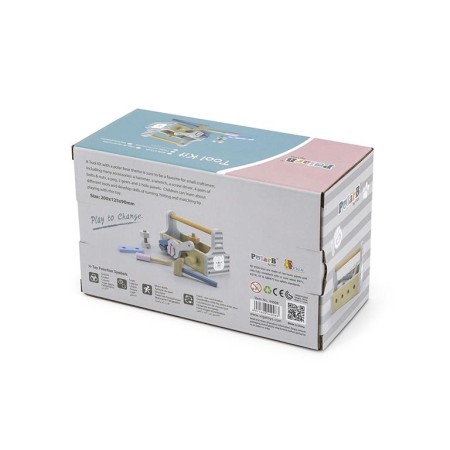 Juguete de madera kit de herramientas. PolarB