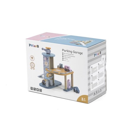Juguete de madera parking garaje. PolarB
