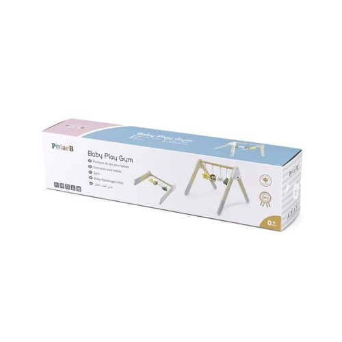 Juguete de madera gimnasio de actividades. PolarB