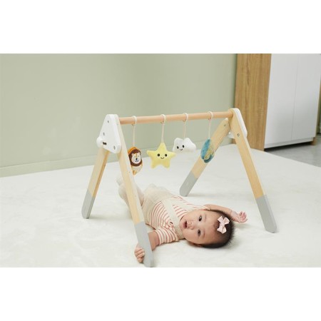 Juguete de madera gimnasio de actividades. PolarB