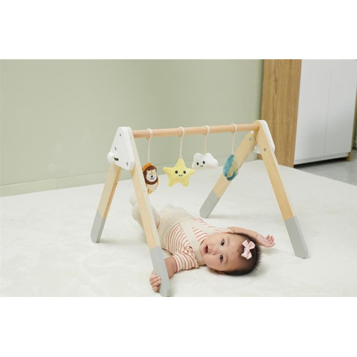 Juguete de madera gimnasio de actividades. PolarB