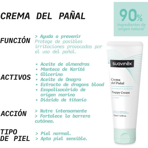 Crema de pañal 75 ml. Suavinex
