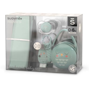 Set Regalo Bonhomia Suavinex – Chupete, Broche, Portachupetes y Muselina