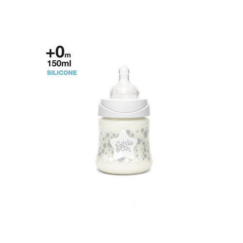 Pack biberones Little Star silicona. Suavinex