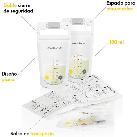 Bolsas para leche Materna. Medela