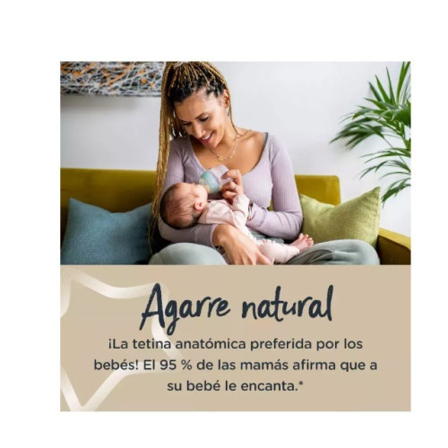 Biberón Duplo Closer to nature Anti-Cólico 260 ml . Tommee Tippee