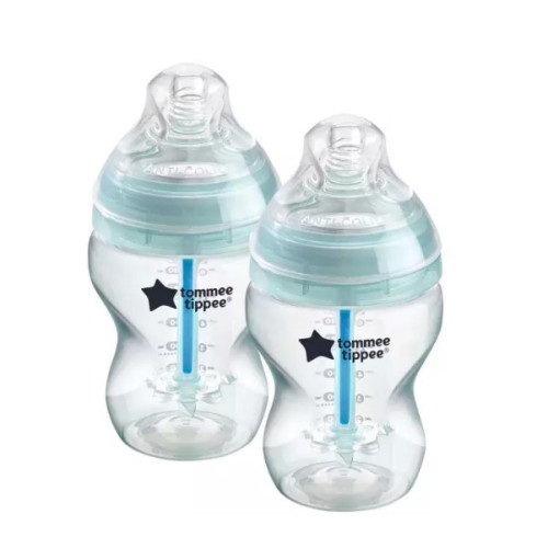 Biberón Duplo Closer to nature Anti-Cólico 260 ml . Tommee Tippee