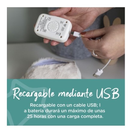 Peluche duerme bebés con 6 melodías y sensor de...