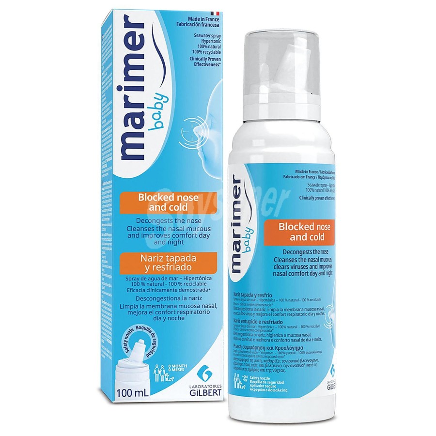 Marimer hipertonico spray nasal agua de mar 100ml - Farmacia en Casa Online