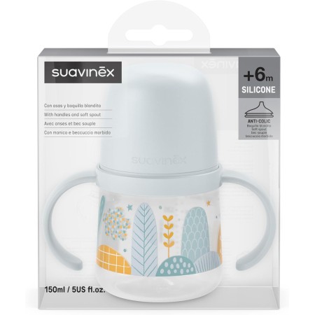 Vaso de aprendizaje antiderrame con asas y...