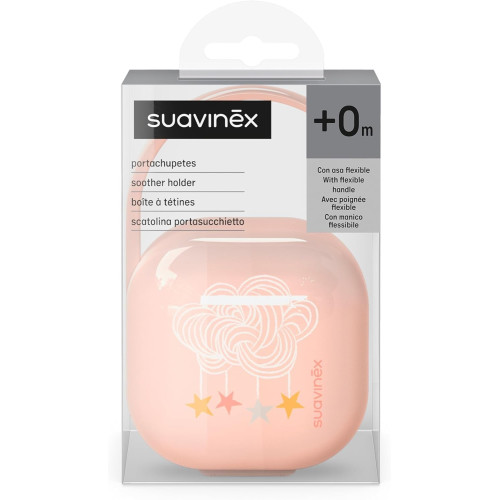 Portachupete Bebé con Asa Flexible Suavinex – Higiénico y Práctico