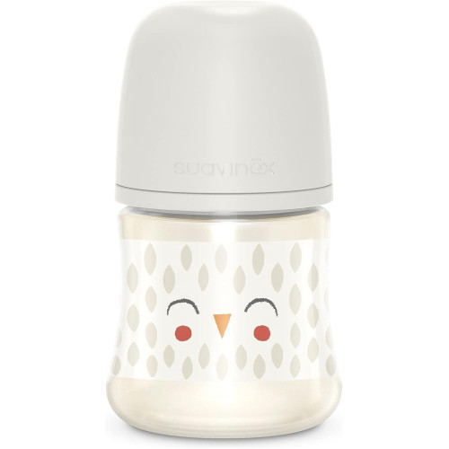 Biberón Premium Bonhomía Tetina Fisiológica SX Pro de Silicona Flujo Lento 150 ml. Suavinex