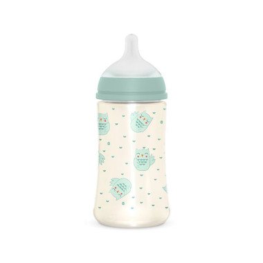 Biberón Premium Bonhomía Tetina Fisiológica SX Pro de Silicona medio ,270 ml. Suavinex