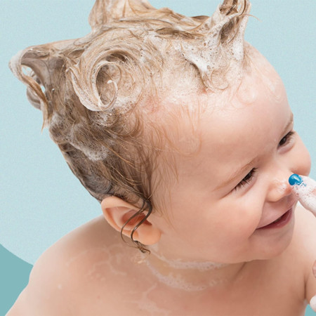 Champú Mousse Recién Nacido (Costra Láctea)150 ml.  Mustela