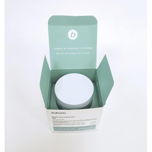 Crema facial hidratante con Aloe Vera 24H. Babaria