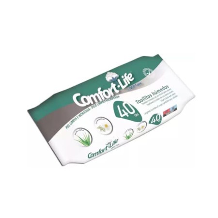 Toallitas Húmedas Comfort-Life para Adultos 40 Uds